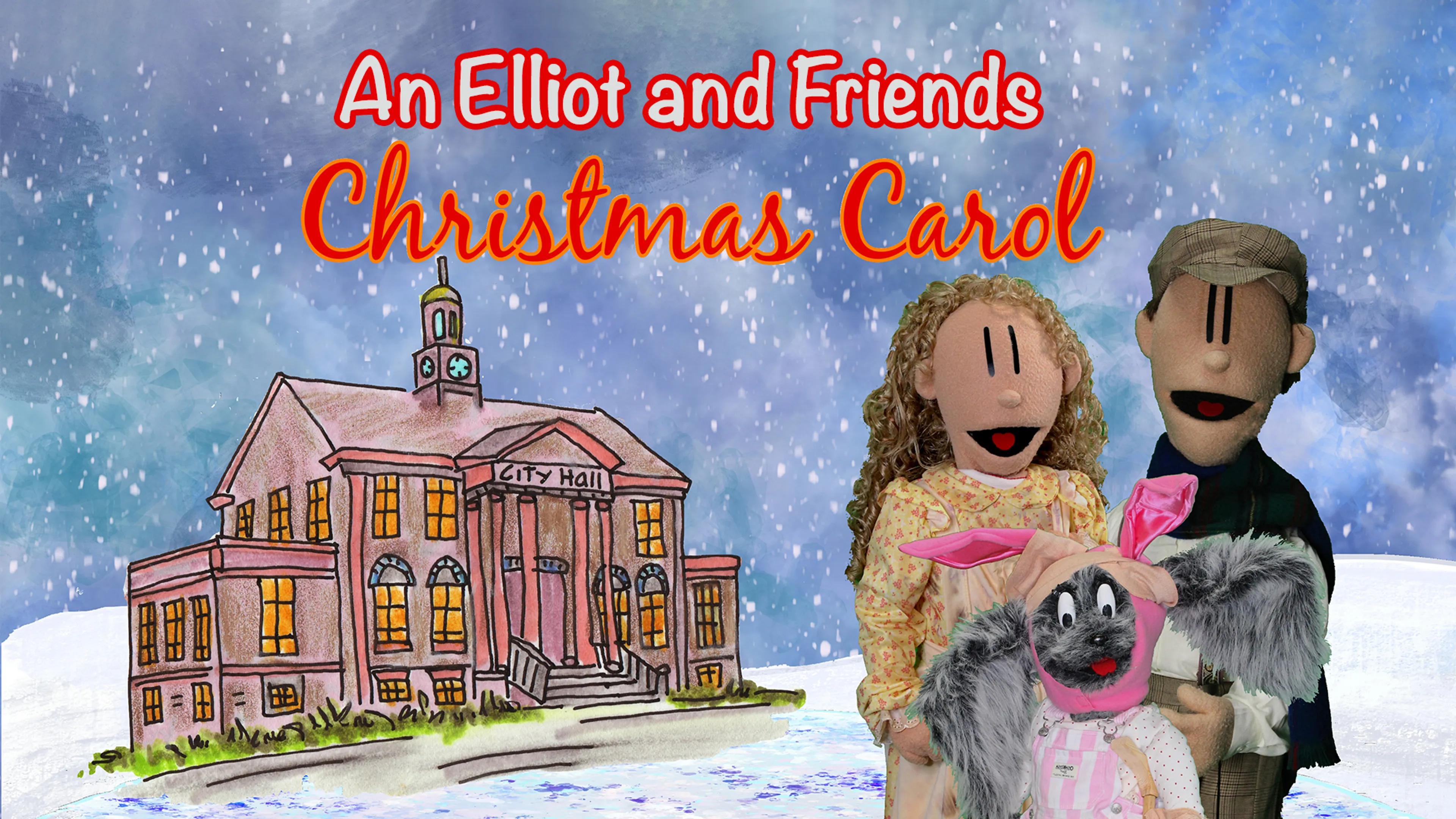 An Elliot and Friends Christmas Carol poster